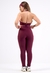 CONJ. LEGGING ENERGY 2.0 + TOP HALTER LUXE BURGUNDY na internet