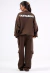 CALÇA CARGO MOLETOM SANTABELLA OVERSIZED CACAU - comprar online