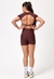 Imagem do CONJ. SHORTS BASIC + CROPPED UPSIDE DARK BROWN