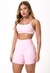CONJ. SHORTS + TOP CANELADO BALLET