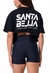 CAMISETA OVERSIZED SB BLACK - SANTABELLA | Moda Fitness