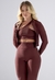 CONJUNTO LEGGING ACTIVE FLARE + TOP PANDORA 5.0 ESPRESSO - loja online