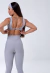 CONJUNTO LEGGING CROSS OVER + TOP SOFT ACTIVE GRAY - comprar online