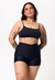 CONJ. SHORTS CROSS OVER + TOP CLASSIC PRETO - loja online