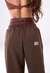 CALÇA MOLETOM OVERSIZED CACAU