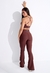 CONJUNTO LEGGING ACTIVE FLARE + TOP EVOLVE ESPRESSO - comprar online