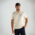 Polo Tricot Botão Branco Off - comprar online