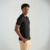 Polo Tricot Botão Preto na internet