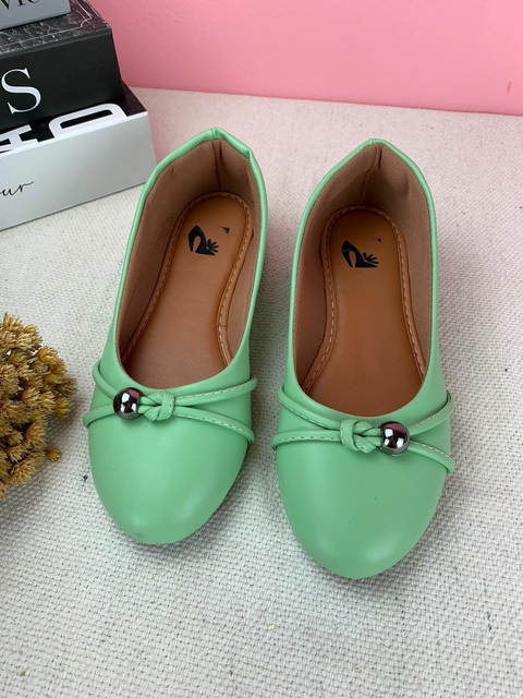 Sapatilha Redonda Verde Marta - comprar online