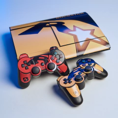 Consola PS3 Rockstar de 500GB Outlet con 28 Juegos y 2 joystick - Estación Play