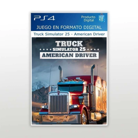 Truck Simulator 25 American Driver PS4 Digital Primario - comprar online