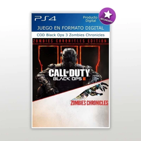 Call of Duty Black Ops III Edición Zombies Chronicles PS4 Digital Secundaria