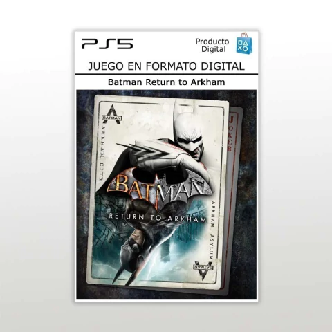 Batman Return to Arkham PS5 Clásico Digital Primario