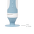 ESCOVA LIMPA MAMADEIRA EM SILICONE BUBA AZUL - loja online