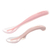 KIT 2 COLHERES EM SILICONE FASES 1 E 2 ROSA - Ana Baby Store - Loja de Produtos e Acessórios Infantis