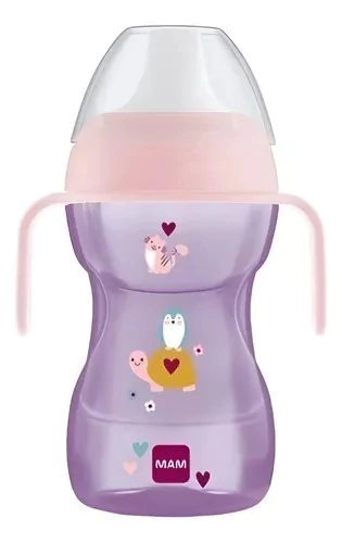 COPO DE TREINAMENTO MAM FUN TO DRINK NIGHT ROSA