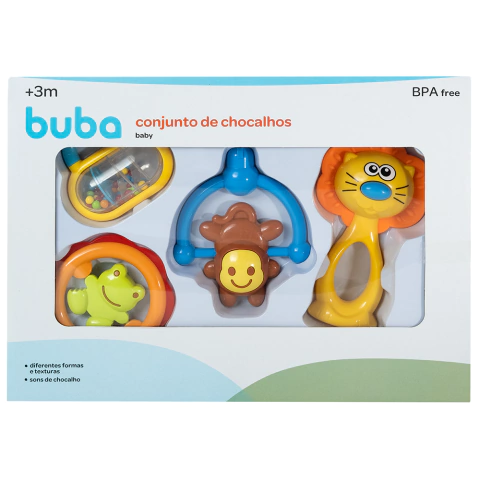 CONJUNTO DE CHOCALHOS BUBA SORTIDO