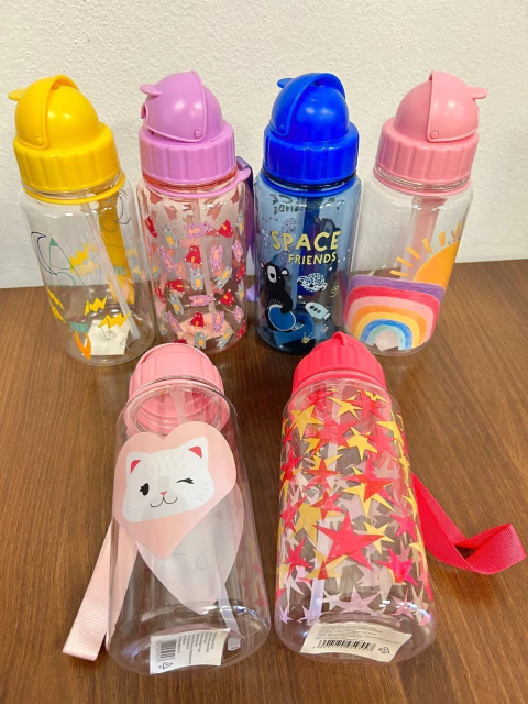 GARRAFINHA COM CANUDO 420ML GARRAFA