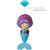 BRINQUEDO DE BANHO SEREIA TREME-TREME SORTIDO BUBA - comprar online