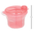 PORTA LEITE EM PÓ COM DIVISÓRIA ROSA BUBA DOSADOR - comprar online