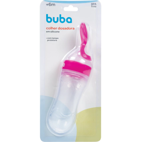 COLHER DOSADORA ROSA