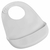 BABADOR DE SILICONE SOFT PIMPOLHO CINZA UNISSEX - comprar online
