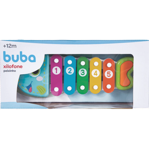 XILOFONE MUSICAL BUBA PEIXINHO BRINQUEDO