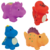 KIT 4 BICHINHOS DE BANHO DINO BUBA - comprar online