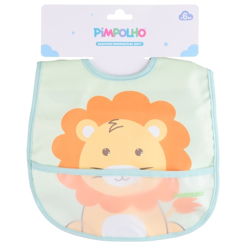 BABADOR IMPERMEÁVEL SOFT PIMPOLHO VERDE/LEÃO