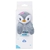 NANINHA COM PRENDEDOR DE CHUPETA PIMPOLHO CINZA/PINGUIM