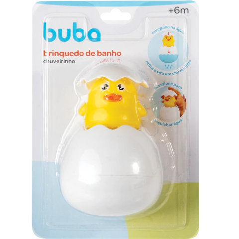 BRINQUEDO DE BANHO CHUVEIRINHO PINTINHO BUBA