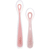 KIT 2 COLHERES EM SILICONE FASES 1 E 2 ROSA - Ana Baby Store - Loja de Produtos e Acessórios Infantis