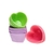 KIT COM 6 FORMAS CORAÇÃO E REDONDA PARA CUPCAKE DE SILICONE SORTIDO - comprar online
