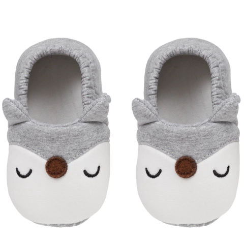 PANTUFA 9-12 MESES RAPOSA CINZA BUBA