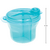 PORTA LEITE EM PÓ COM DIVISÓRIA AZUL BUBA DOSADOR - comprar online