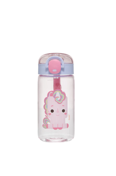 GARRAFA COM CANUDO 460ML UNICORNIO KOUII FILHOTIIS