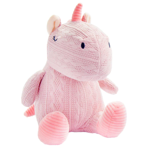 PELÚCIA TRICÔ 18CM PIMPOLHO ROSA/UNICÓRNIO