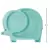 PRATINHO ELEFANTE COM DIVISÓRIA AZUL - comprar online