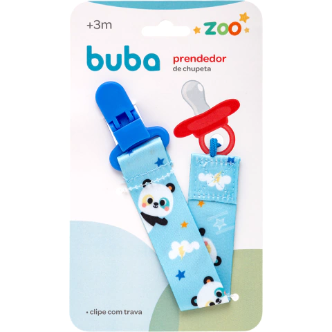 PRENDEDOR DE CHUPETA BUBAZOO PANDA