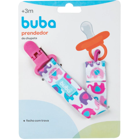 PRENDEDOR DE CHUPETA ELEFANTINHO BUBA BICO