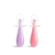 Conjunto de colheres de silicone rosa/roxo Munchkin colher