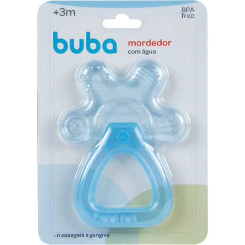 MORDEDOR COM ÁGUA E CHOCALHO AZUL BUBA