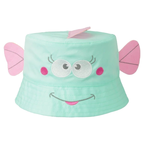 CHAPÉU BUCKET LÚDICO 2-4 ANOS PIMPOLHO VERDE/PEIXE