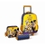Kit mochila de rodinhas, estojo e lancheira térmica Pets friends