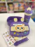 KIT MARMITA E COPO CORUJA AVIADOR ROXO POTE LANCHEIRA