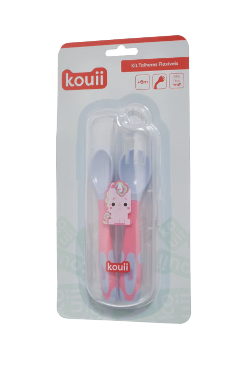 KIT TALHER COM ESTOJO UNICORNIO PLASTICO KOUII FILHOTIIS UN