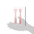 KIT 2 COLHERES EM SILICONE FASE 2 ROSA na internet