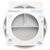 PRATO DE SILICONE COM DIVISÓRIA E VENTOSA SOFT PIMPOLHO CINZA UNISSEX - comprar online