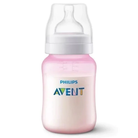 MAMADEIRA AVENT 260ML ANTI-COLIC ROSA