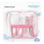 KIT HIGIENE 5 PEÇAS COM NECESSAIRE PIMPOLHO ROSA